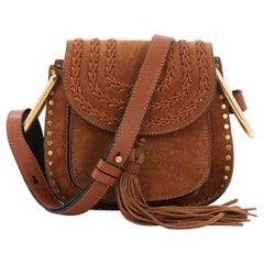 Chloe Hudson Handbag Whipstitch Suede Mini