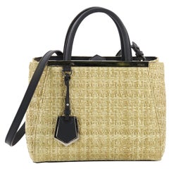Fendi 2Jours Handbag Straw Petite