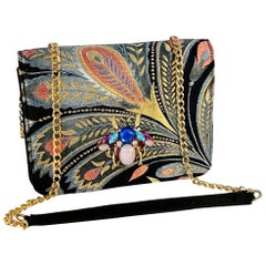 A contemporary 'Akira' japanese brocade melissa bag (model)