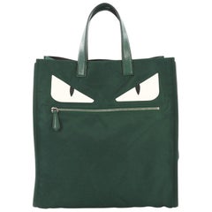 Fendi Monster Tote Nylon, crafted from green nylon