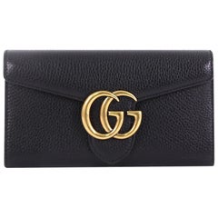 Gucci GG Marmont Continental Wallet Leather