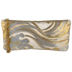 A Contemporary 'Chiyoko' clutch bag in vintage Japanese brocade fro