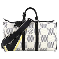 Louis Vuitton Keepall Bandouliere Bag Regatta Damier Cobalt 45