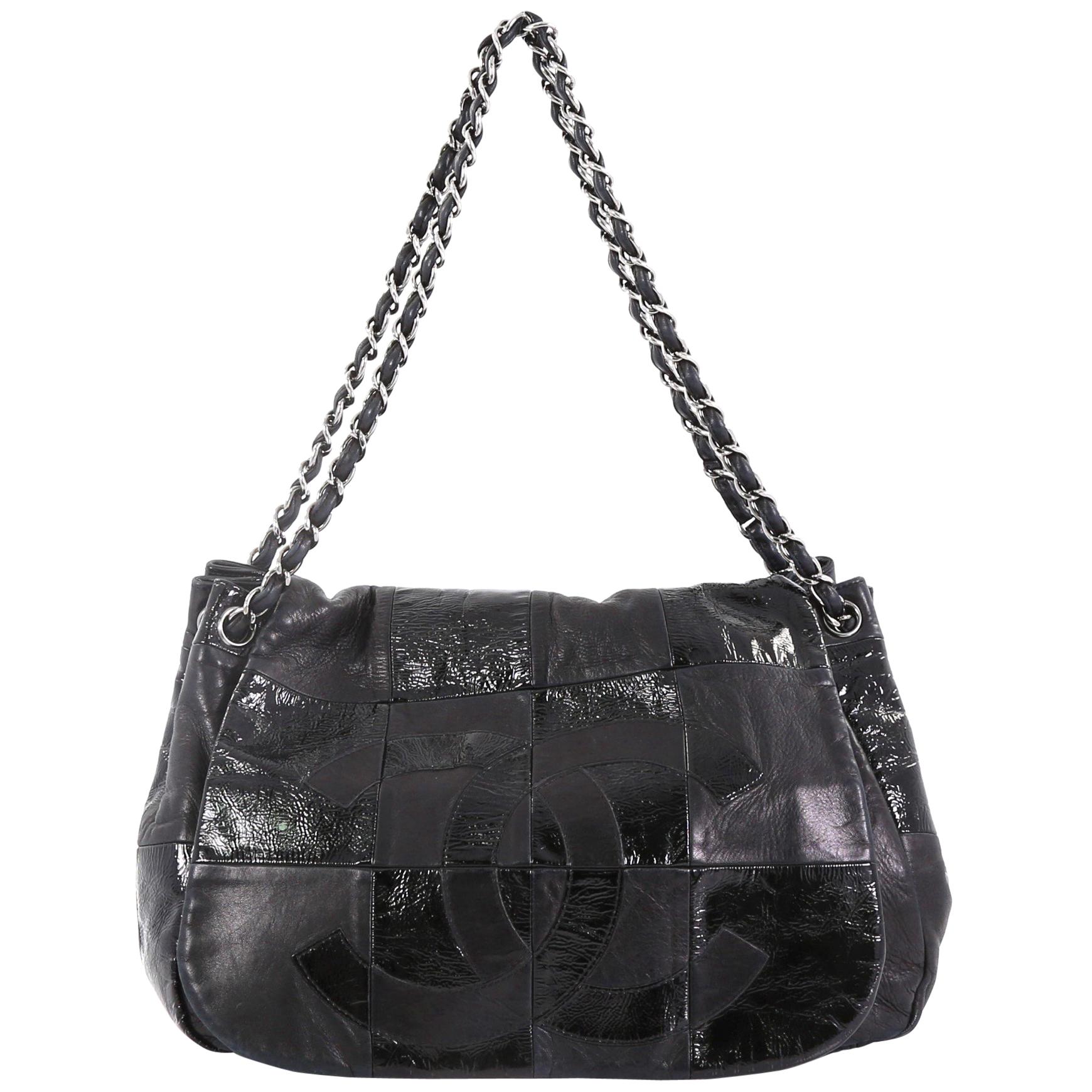 black white chanel handbag new