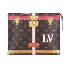 Louis Vuitton Toiletry Pouch Limited Edition Summer Trunks Monogram Canvas 26