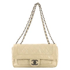 Chanel Coco Rider Flap Bag Quilted Aged Calfskin Medium