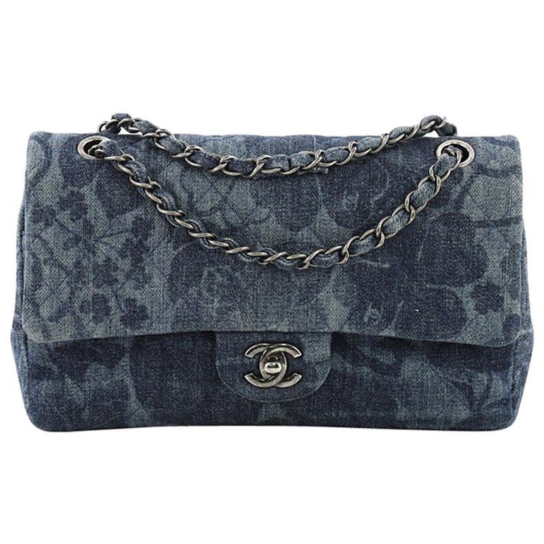 Pair of denim Camellia flats  Chanel: Handbags and Accessories