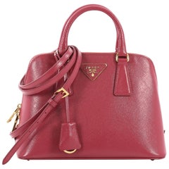 Prada Promenade Handbag Vernice Saffiano Leather Small