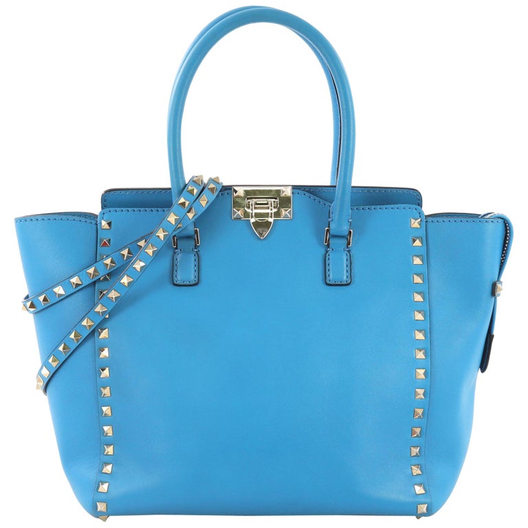Valentino Rockstud Tote Rigid Leather Medium at 1stDibs