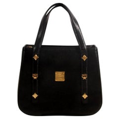 Leather handbag MCM Black in Leather - 25309838
