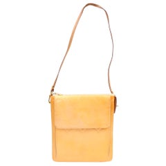 Louis Vuitton Mott Monogram Vernis 868580 Orange Patent Leather Shoulder Bag