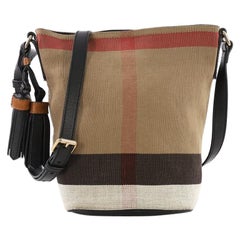 Burberry Ashby Handbag House Check Canvas Mini