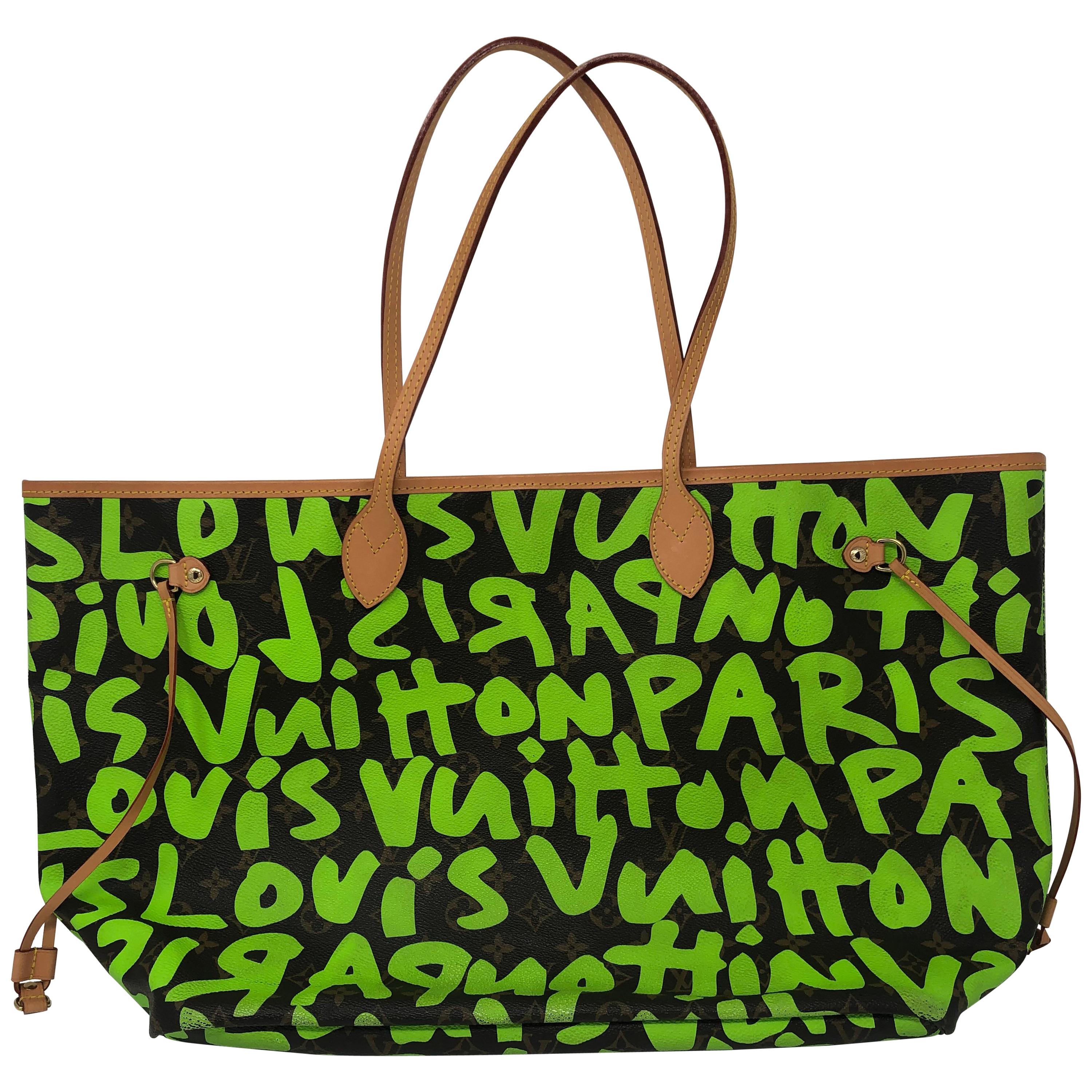 Louis Vuitton Stephen Sprouse Green Graffiti GM