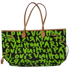 Louis Vuitton Stephen Sprouse Pink Graffiti Monogram Neverfull GM Tote Bag  49lvs625