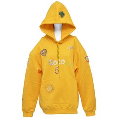  Chanel x Pharrell Capsule Collection Hoodie  Lesage Embroidery Yellow  L NEW