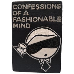 Muamua Black Karletto Confessions Book Pochette Shoulder Bag