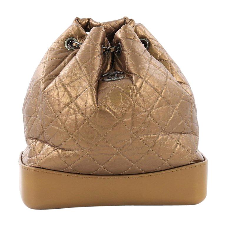 Chanel Gabrielle Backpack Quilted Calfskin Small at 1stDibs