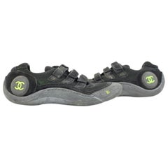 Chanel Black Cc Logo Mountain Climbing Sneakers 139cca1025 Sneakers
