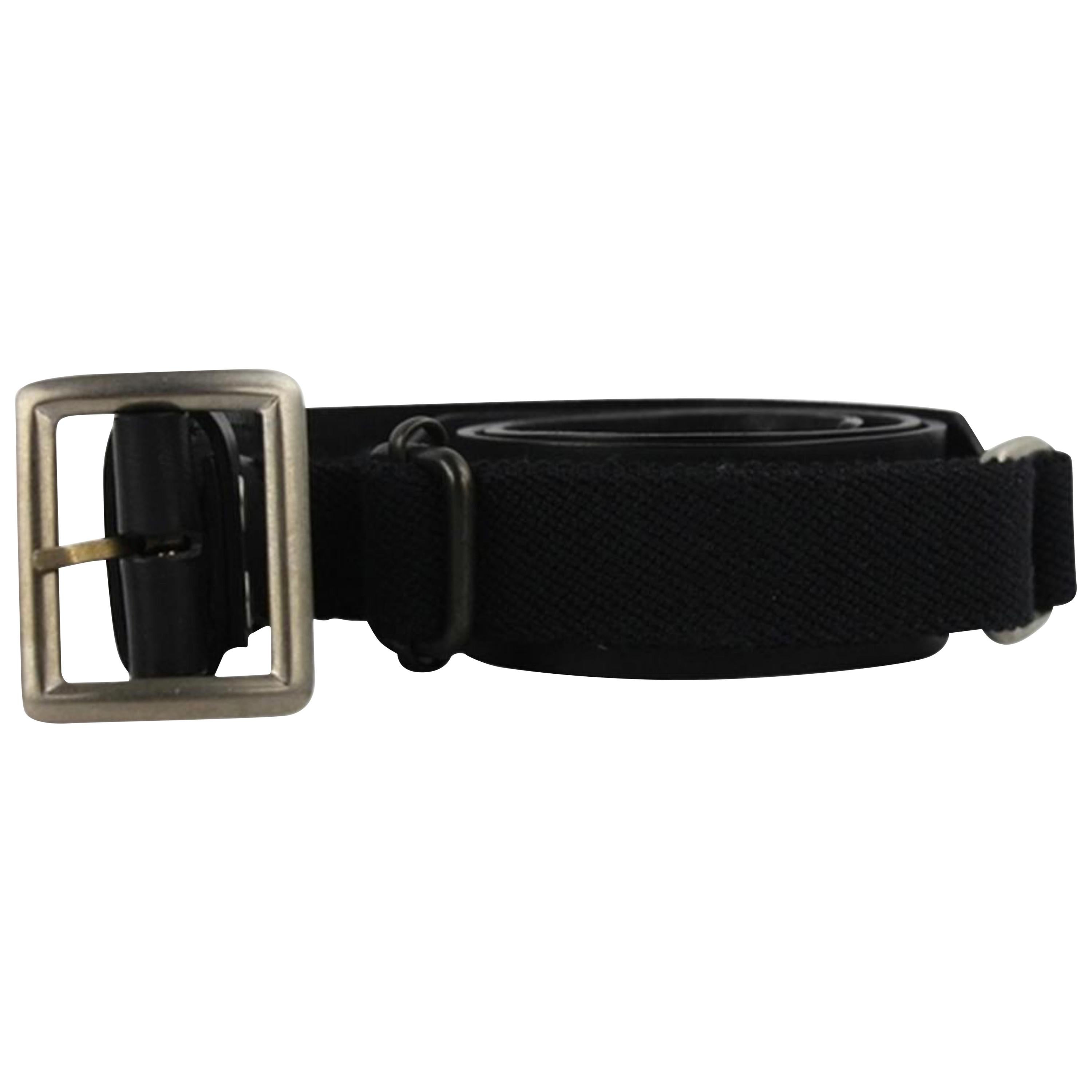 Maison Martin Margiela for H&M Black "One Size" Men's Mmmtl01 Belt For Sale