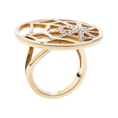 Chaumet Catch Me If You Love Me Diamond 18K Yellow Gold Ring