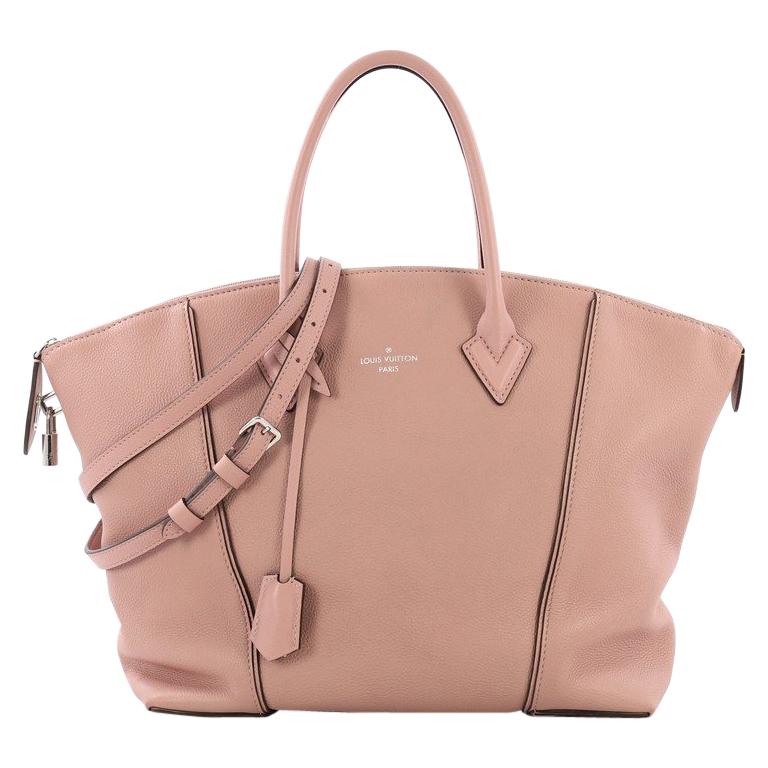 Louis Vuitton Soft Lockit Handbag Leather MM