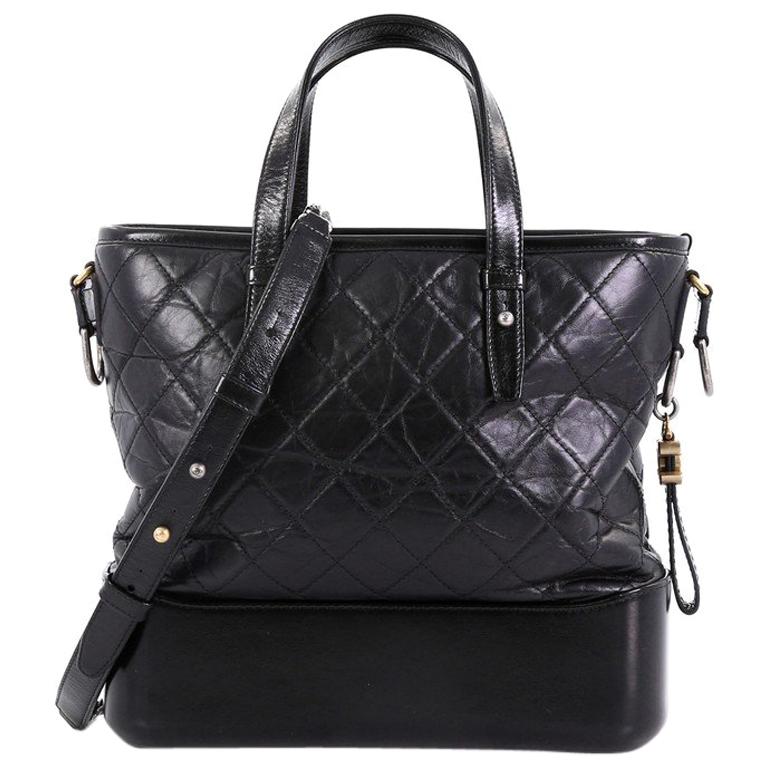 Chanel Gabrielle Shopping Tote Quilted Calfskin Large at 1stDibs