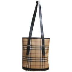 Burberry Nova Check Bucket Bag