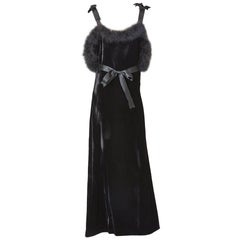 Fernando Sanchez Velvet Gown