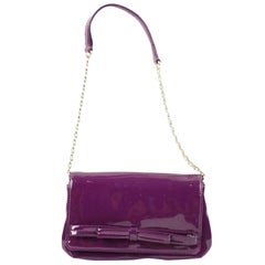 Kate Spade Kslm3 Purple Patent Leather Shoulder Bag