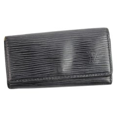 Vintage Louis Vuitton Black 4 Key Case 43lva909
