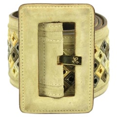 Vintage Roberto Cavalli Gold Rctl01 Belt