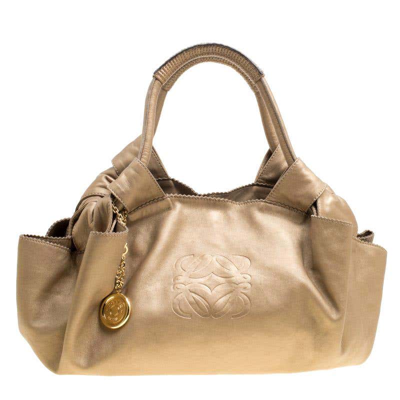 Loewe Beige Nappa Leather Aire Hobo For Sale at 1stDibs