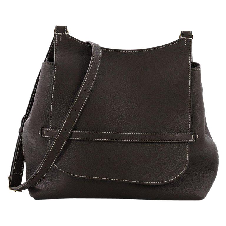 The Row Hunting Crossbody Bag Leather 11 For Sale at 1stdibs