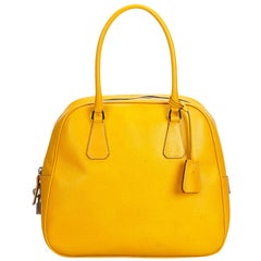 Yellow Top Handle Bags