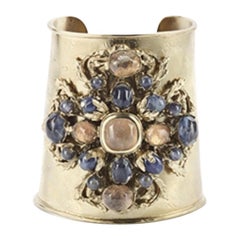 Goossens Paris Iolite and Rock Crystal Cuff