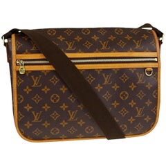 Louis Vuitton Monogram Bopshore Gm 867147 Brown Coated Canvas Shoulder Bag