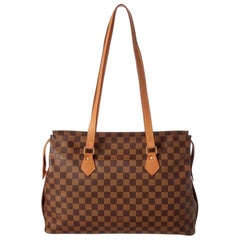 Louis Vuitton (Ultra Rare) Damier Ebene Columbine 867022 Coated Canvas tote