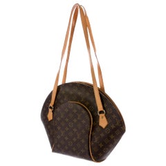 Louis Vuitton Ellipse (Ultra Rare) Gm 866913 Brown Coated Canvas Shoulder Bag