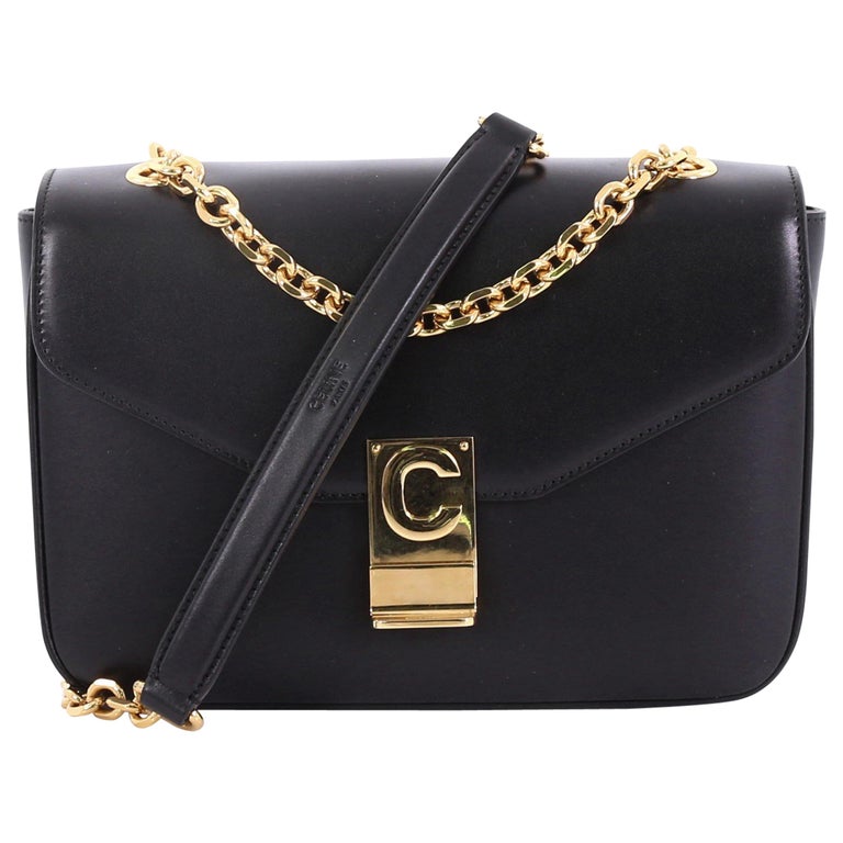 Celine C Bag Leather Medium For Sale at 1stdibs