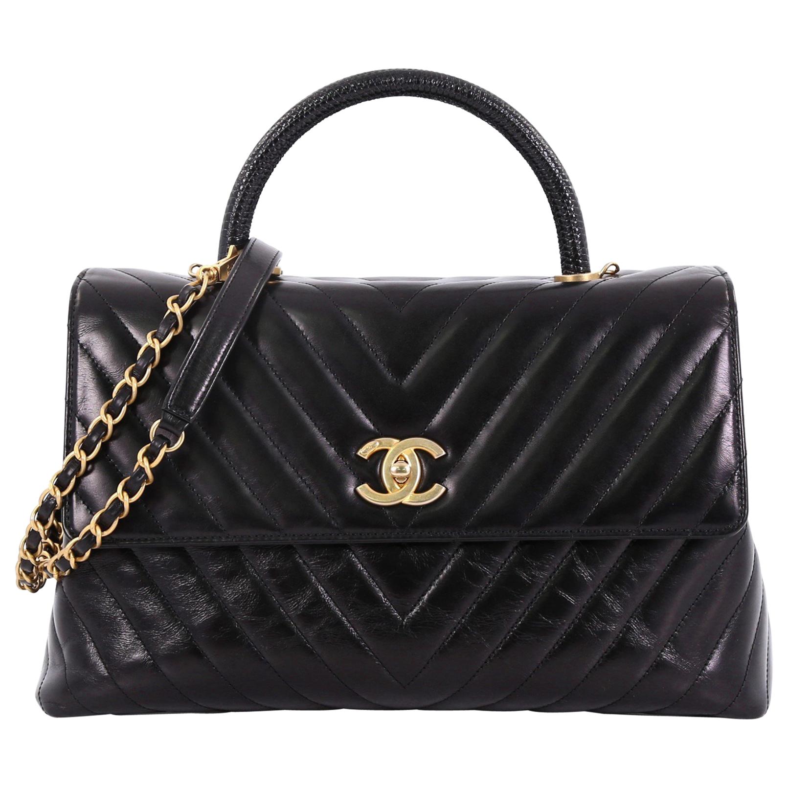 Coco Top Handle Medium 24M – Keeks Designer Handbags