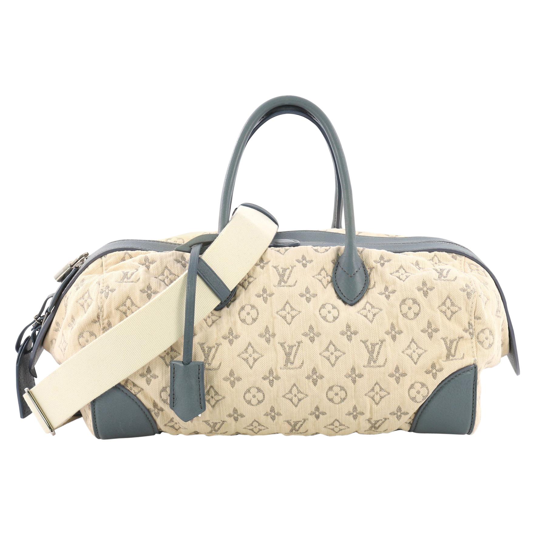 Louis Vuitton Round Speedy Bag Monogram Denim
