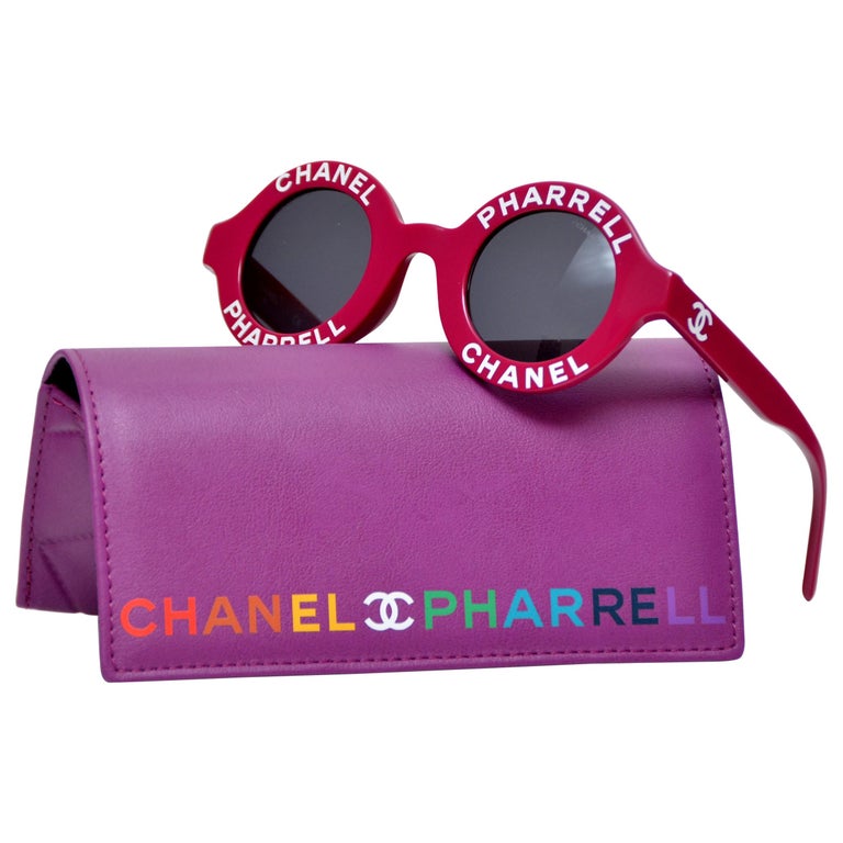 CHANEL Pre-Owned x Pharrell Williams 2019 Logo Round Sunglasses