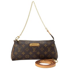 Louis Vuitton Eva Monogram 2way 866862 Brown Coated Canvas Cross Body Bag