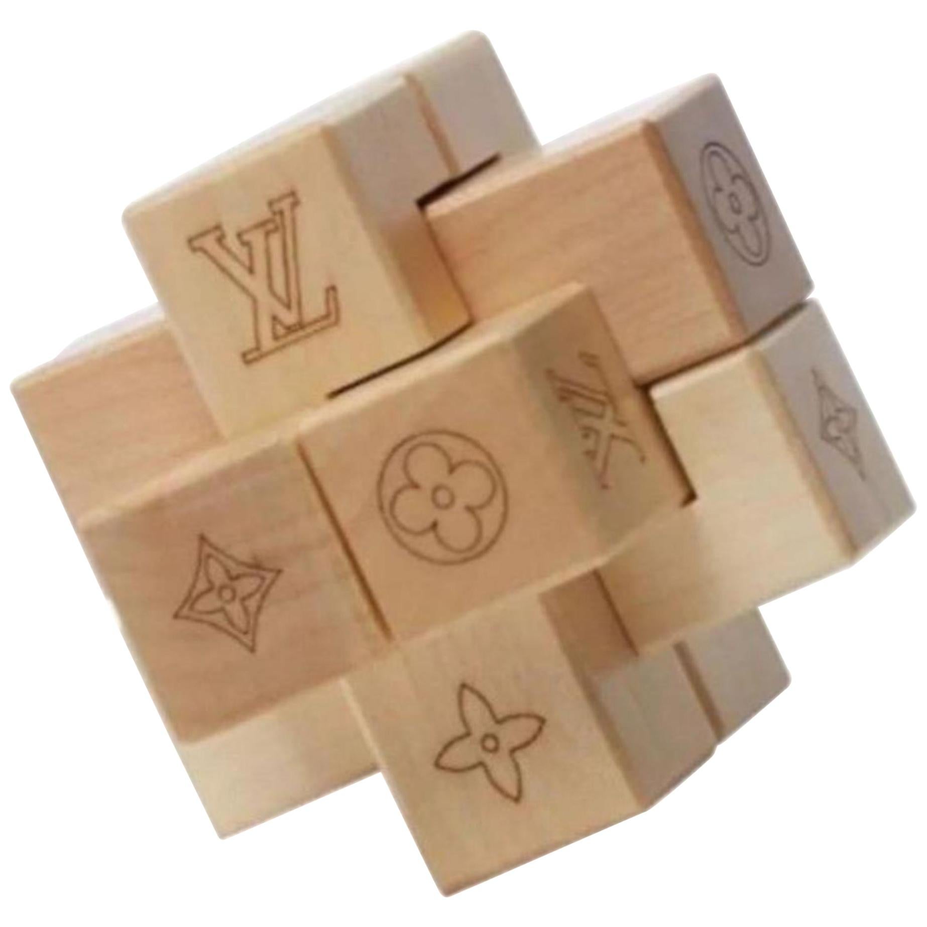 Louis Vuitton Natural (Ultra Rare) Maple Sycamore Le Pateki Wood Puzzle 866607 For Sale