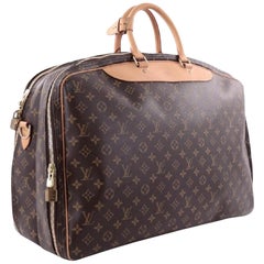 Louis Vuitton Alize Bandouliere 2 Poches 866494 Brown Coated Canvas Travel Bag