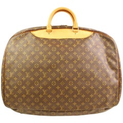 Louis Vuitton Alize Monogram 866377 Brown Coated Canvas Weekend/Travel Bag