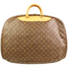 Louis Vuitton Alize Monogram 866377 Brown Coated Canvas Weekend/Travel Bag