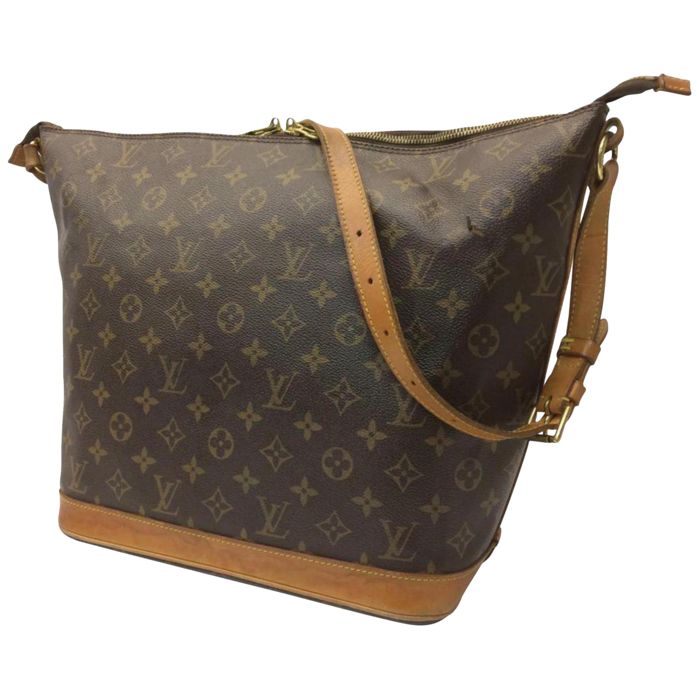 Louis Vuitton Amfar Sharon Stone Convertible Hobo 866290 Brown  Shoulder Bag For Sale