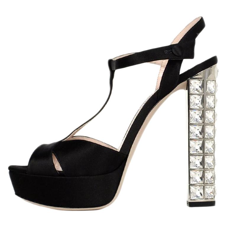 miu miu crystal sandals