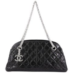 Chanel Coco Top Handle Bag Quilted Caviar with Lizard Mini at 1stDibs